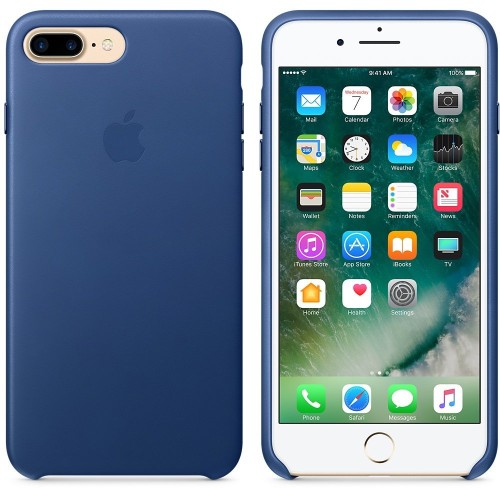 Apple Custodia in pelle per iPhone 8 Plus / 7 Plus - SAPPHIRE 